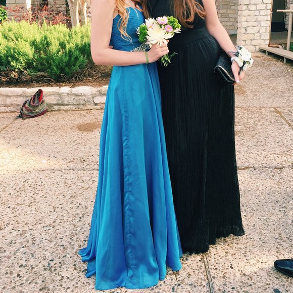 Prom Dress, worn once size 00 - Picture 2 of 7